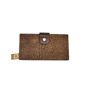 Borbonese OP Suede Leather Wallet | Italian Designer | Redwall Made in Italy